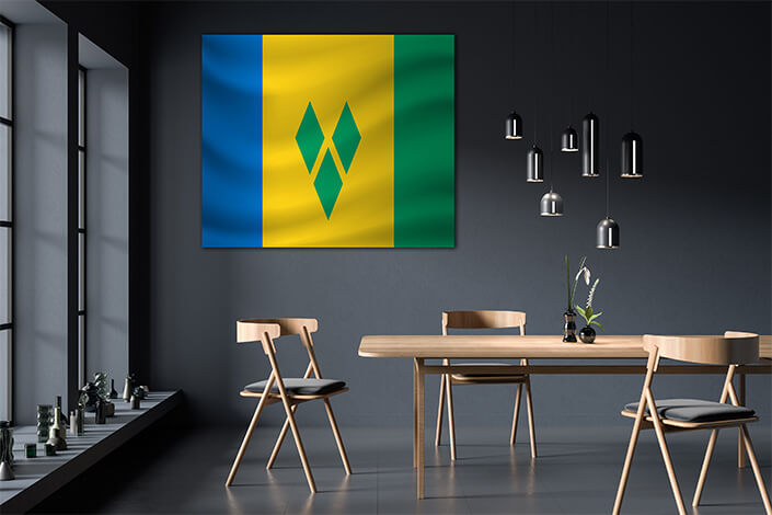 WEB03 0019 MP 0027 Saint Vincent and the Grenadines Waving Flag AOAY4338