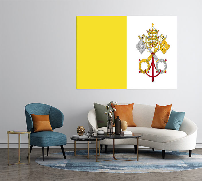 WEB03 0072 MP 0004 Vatican City Holy See Flag AOAY4299