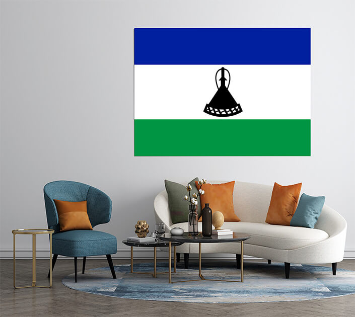 WEB03 0078 MP 0001 Lesotho Flag AOAY4190