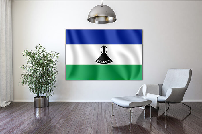 WEB04 0004 MP 0035 Lesotho Waving Flag AOAY4189