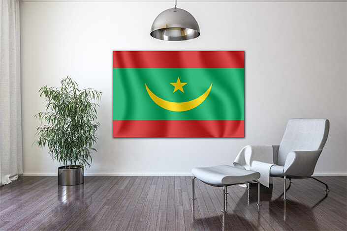 WEB04 0007 MP 0032 Mauritania Waving Flag AOAY4153