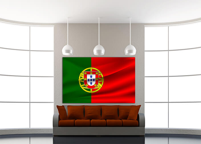 WEB04 0010 MP 0026 Portugal flag waving AOAY4096