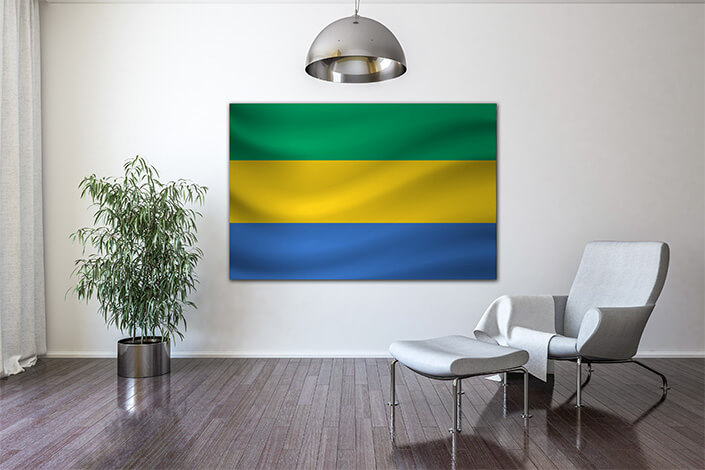 WEB04 0037 MP 0002 Gabon Waving Flag AOAY4288