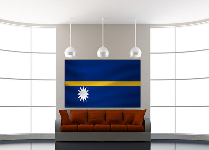 WEB04 0046 MP 0040 Nauru Waving Flag AOAY4320 Copy