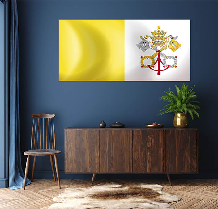 WEB04 0066 MP 0003 Vatican City Holy See Waving Flag AOAY4298