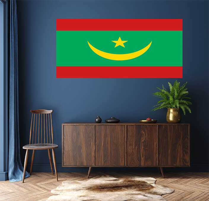 WEB04 0094 MP 0039 Mauritania Flag AOAY4154