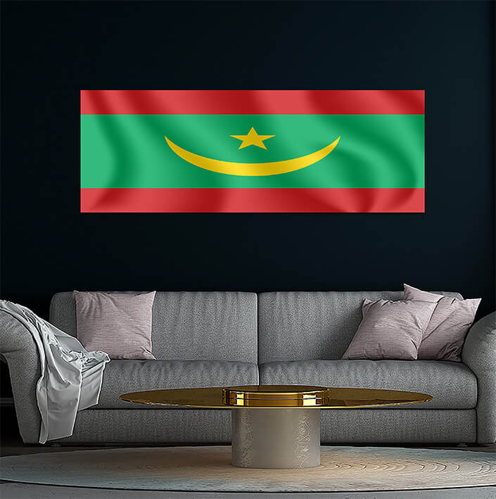 WEB04 0014 MP 0032 Mauritania Waving Flag AOAY4153
