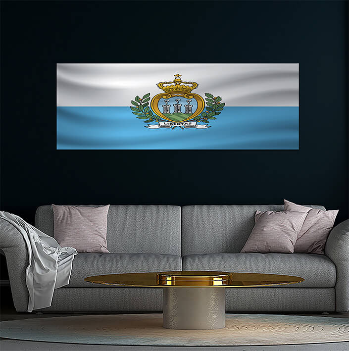 WEB04 0020 MP 0026 San Marino Waving Flag AOAY7413