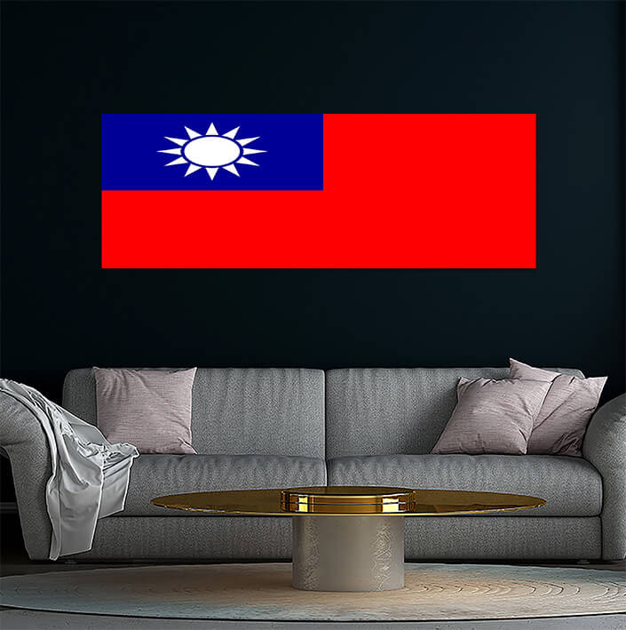 WEB04 0021 MP 0025 Taiwan Republic of China (ROC) Flag AOAY4218