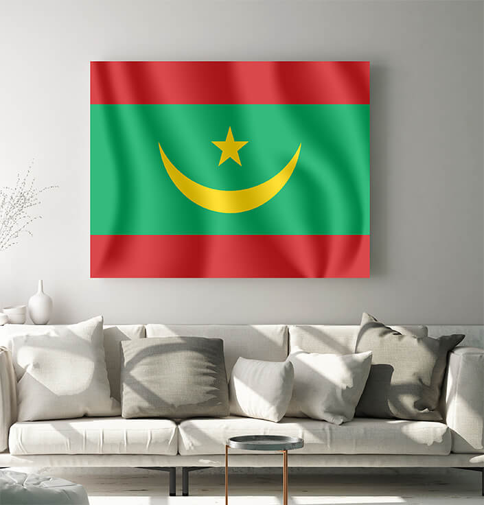 WEB05 0016 MP 0032 Mauritania Waving Flag AOAY4153