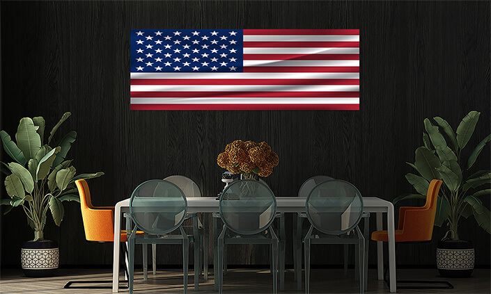 WEB05 0022 MP 0007 United States of America Waving Flag AOAY4006