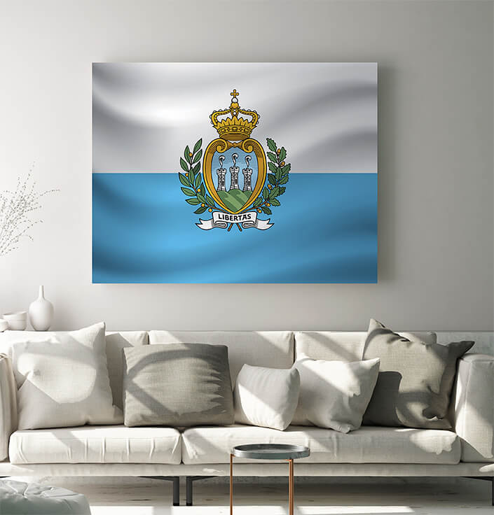 WEB05 0022 MP 0026 San Marino Waving Flag AOAY7413