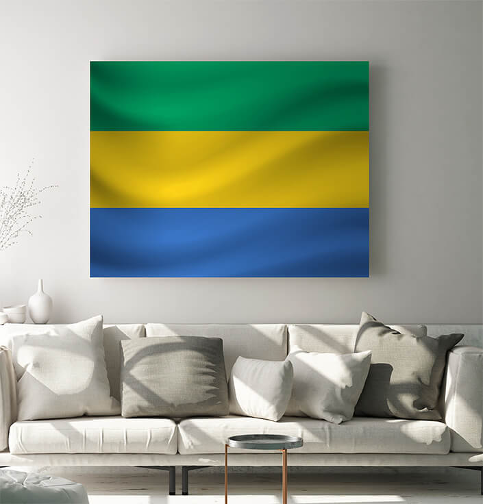 WEB05 0046 MP 0002 Gabon Waving Flag AOAY4288