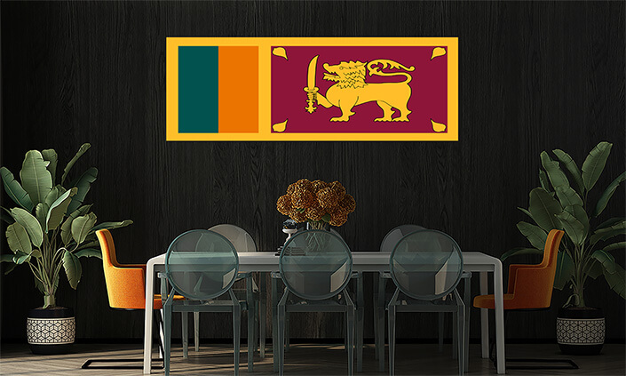 WEB05 0050 MP 0025 Sri Lanka Flag AOAY4228