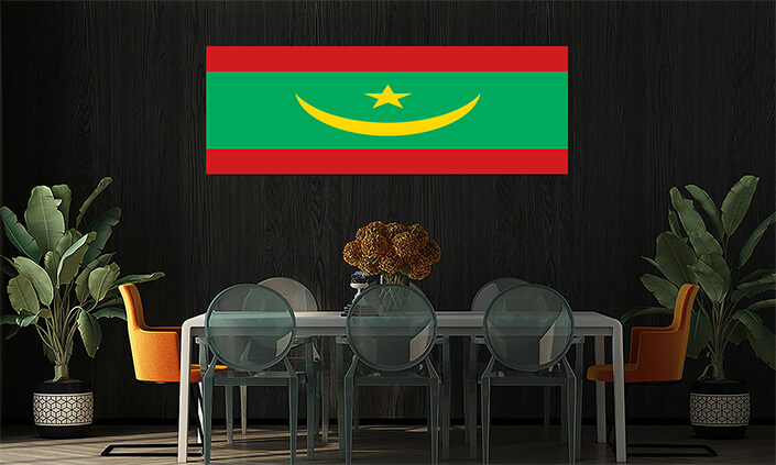 WEB05 0092 MP 0039 Mauritania Flag AOAY4154