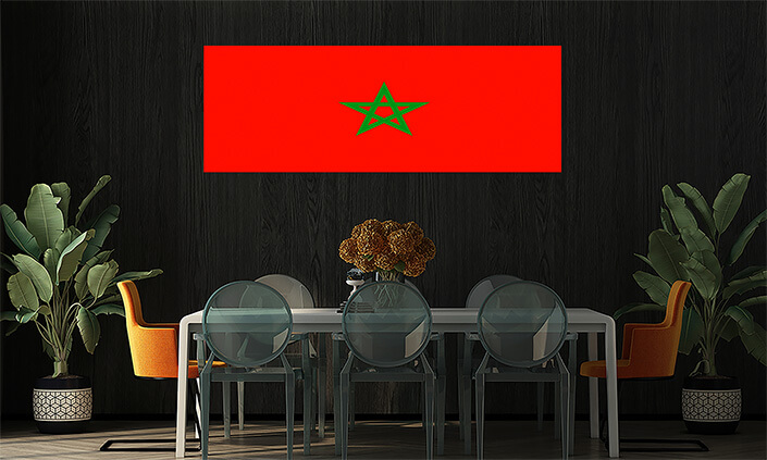WEB05 0096 MP 0037 Morocco Flag AOAY4333