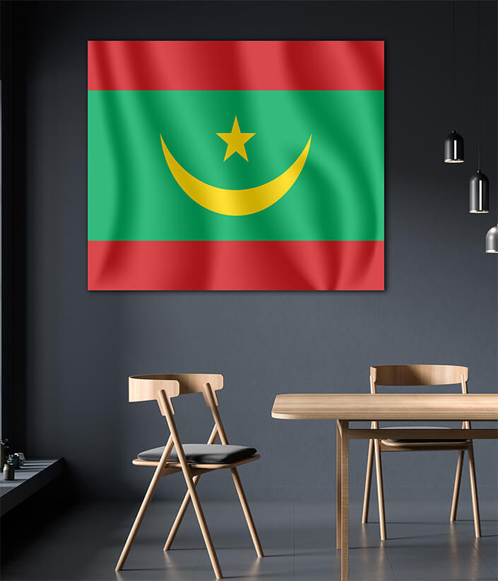 WEB06 0014 MP 0032 Mauritania Waving Flag AOAY4153
