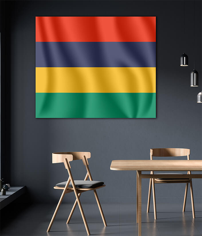 WEB06 0015 MP 0031 Mauritius Waving Flag AOAY4136