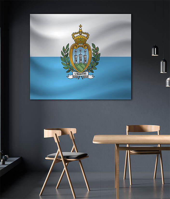 WEB06 0020 MP 0026 San Marino Waving Flag AOAY7413
