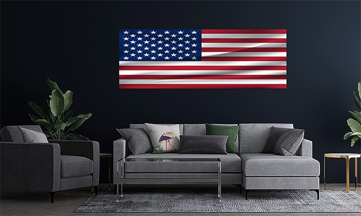 WEB06 0027 MP 0007 United States of America Waving Flag AOAY4006