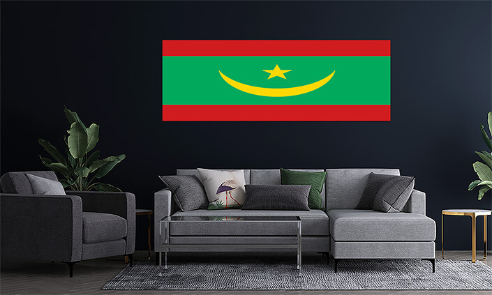 WEB06 0029 MP 0039 Mauritania Flag AOAY4154