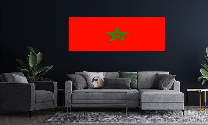 WEB06 0033 MP 0037 Morocco Flag AOAY4333