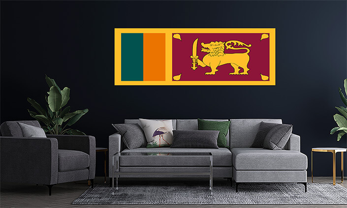 WEB06 0057 MP 0025 Sri Lanka Flag AOAY4228