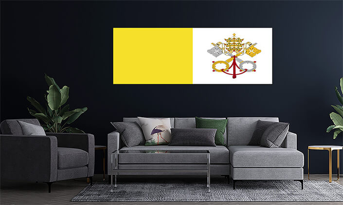 WEB06 0070 MP 0004 Vatican City Holy See Flag AOAY4299