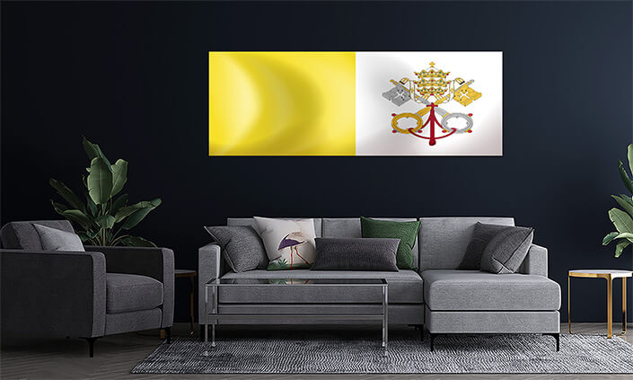 WEB06 0072 MP 0003 Vatican City Holy See Waving Flag AOAY4298