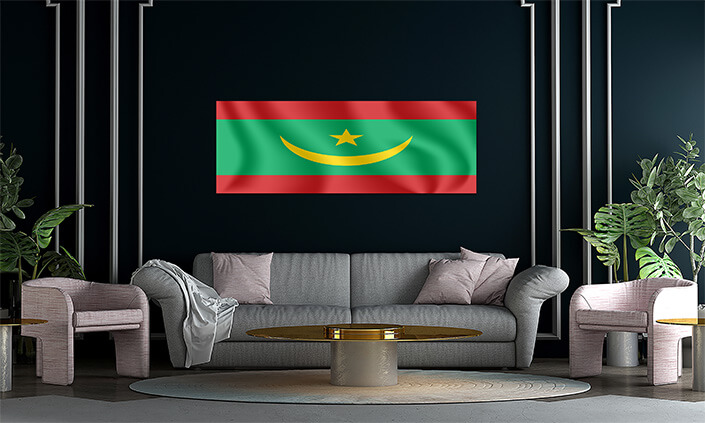 WEB07 0014 MP 0032 Mauritania Waving Flag AOAY4153