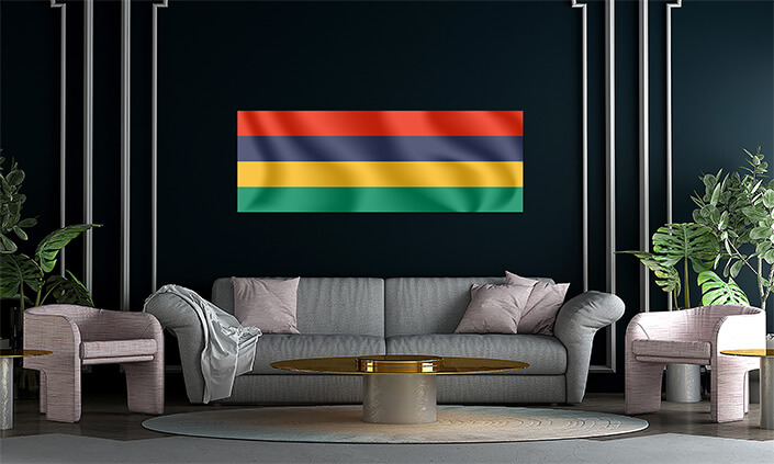 WEB07 0015 MP 0031 Mauritius Waving Flag AOAY4136