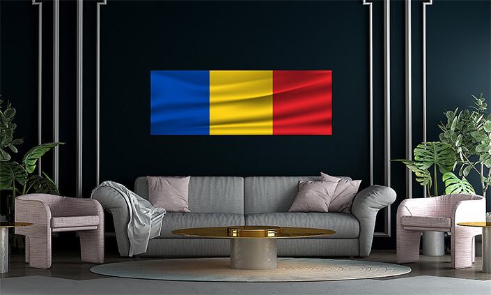 WEB07 0016 MP 0030 Romania flag waving AOAY4097