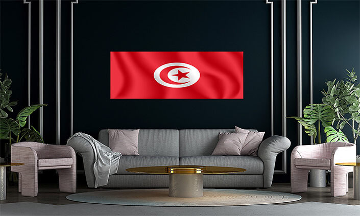 WEB07 0026 MP 0020 Tunisia Waving Flag AOAY4251