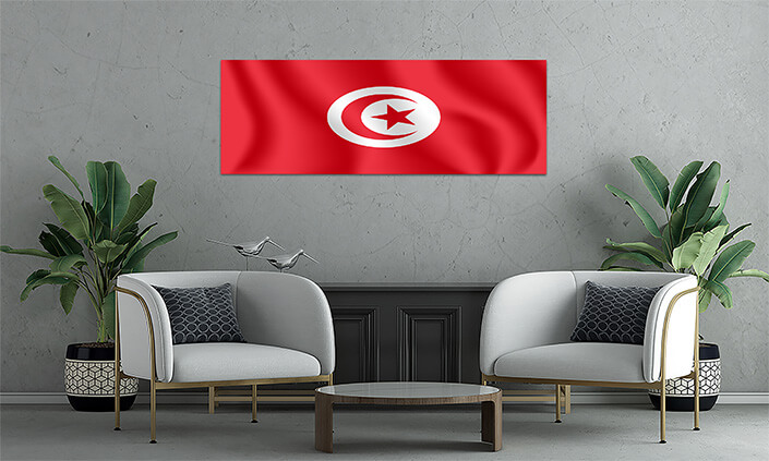 WEB08 0026 MP 0020 Tunisia Waving Flag AOAY4251