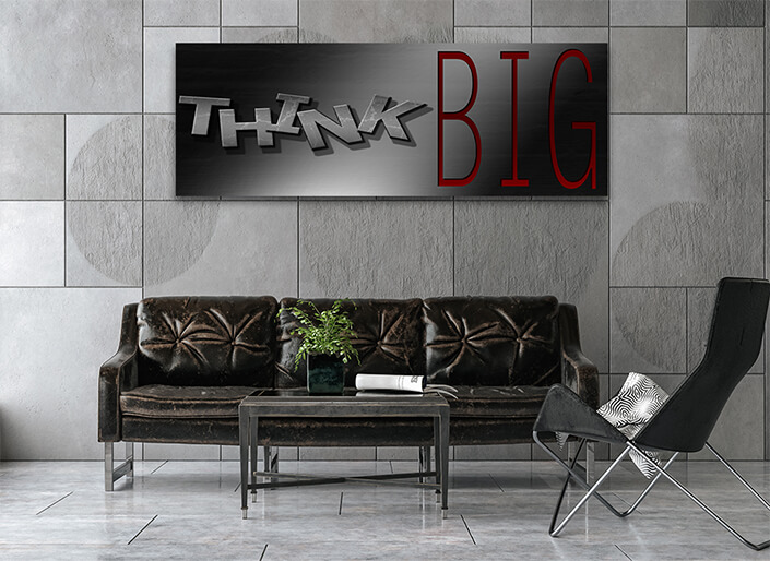 WEB002 0017 ML 0010 32299074 think big inspirational quote and text AOAY6099
