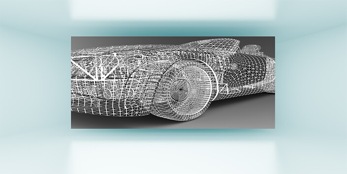 WEB002 0033 MP 0044 1134158 deep wireframe car AOAY5205