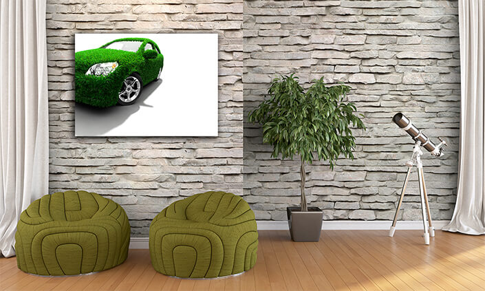 WEB002 0052 MP 0044 6502960 the metaphor of the green eco friendly car AOAY6187