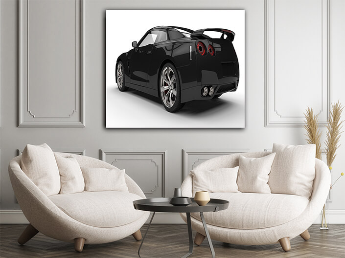 WEB002 0058 MP 0042 19987418 black sports car back AOAY5033