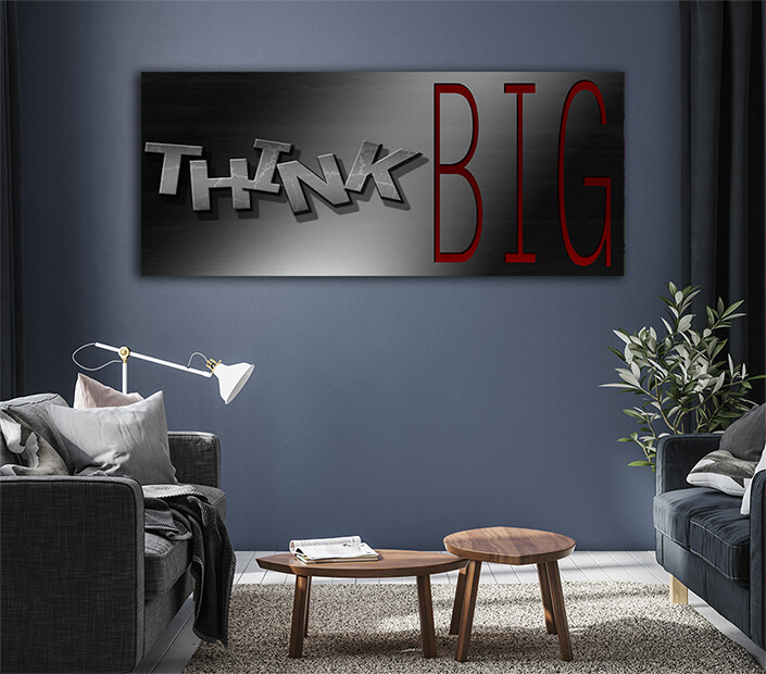 WEB003 0017 ML 0010 32299074 think big inspirational quote and text AOAY6099