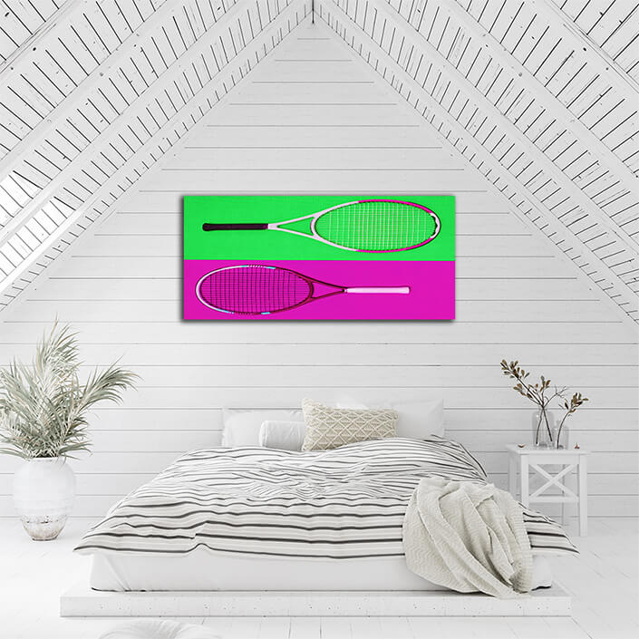 WEB003 0018 ML 0018 45296276 two tennis rackets placed together AOAY5719