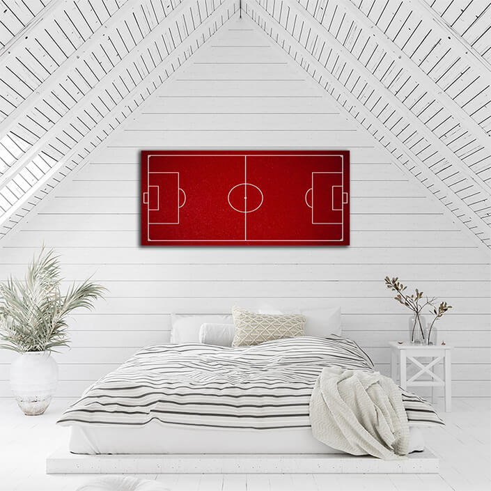 WEB003 0030 ML 0006 47739500 Red scratched noisy textured football field concept AOAY7130