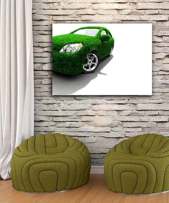 WEB003 0052 MP 0044 6502960 the metaphor of the green eco friendly car AOAY6187