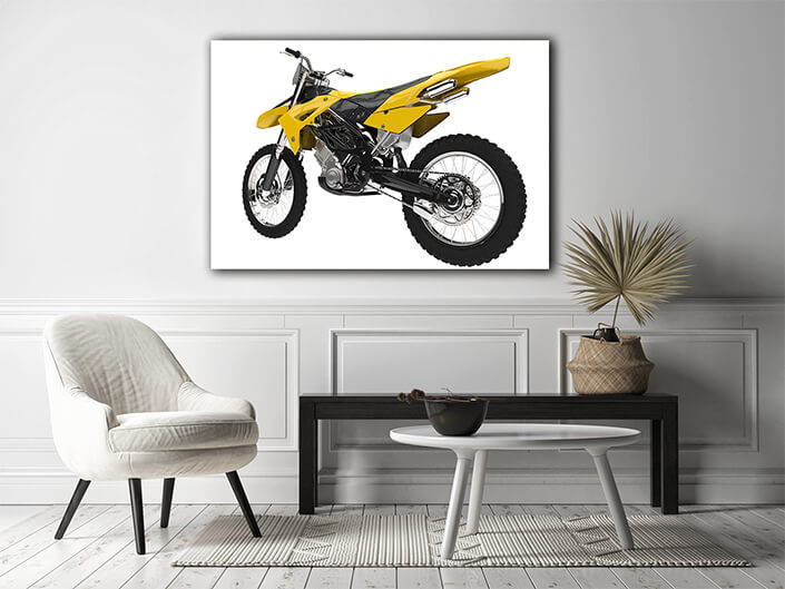 WEB003 0057 MP 0045 19986920 yellow dirt bike back view AOAY5026