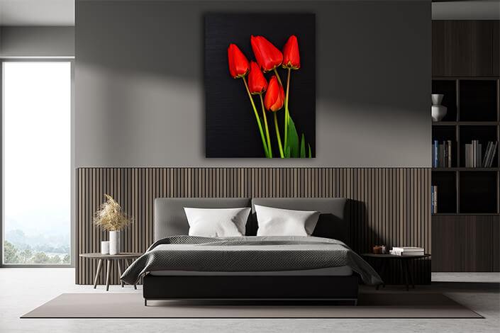 WEB004 0003 Mockups 0015 30785798 five red blooming tulips AOAY7526