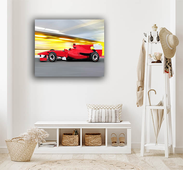 WEB004 0012 MP 0019 2950177 formula one race car on speed track AOAY5103