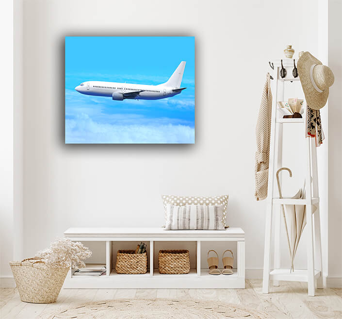 WEB004 0013 MP 0018 2975787 white airplane AOAY5107