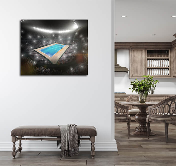 WEB004 0020 ML 0048 29224018 Top view of a volleyball field AOAY4862