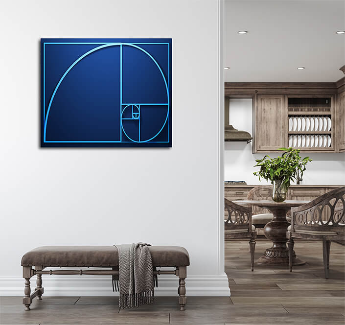 WEB004 0030 ML 0038 30840870 fibonacci spiral diagram with numbers AOAY5388