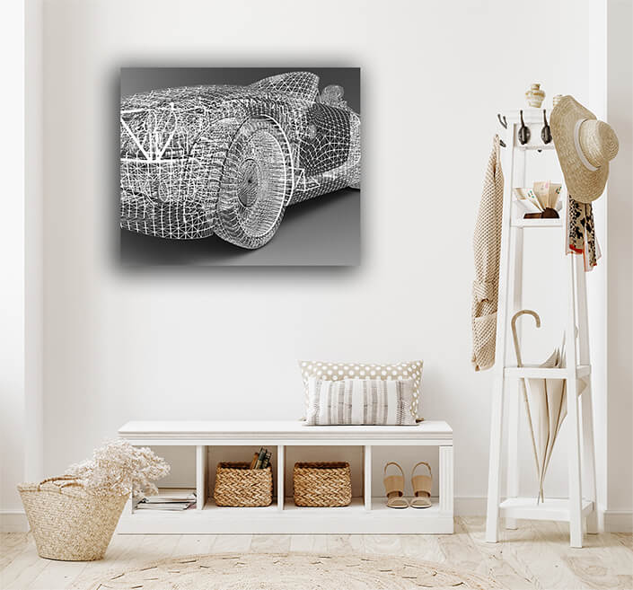 WEB004 0032 MP 0044 1134158 deep wireframe car AOAY5205