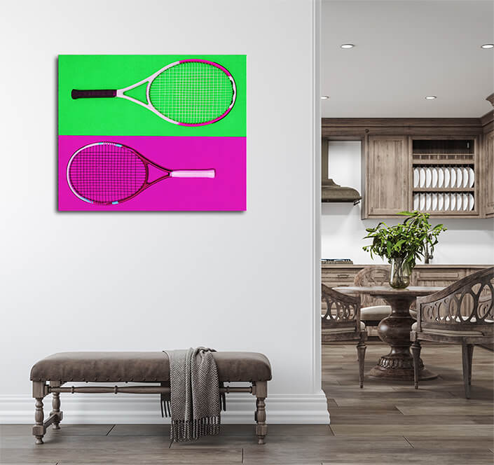 WEB004 0050 ML 0018 45296276 two tennis rackets placed together AOAY5719